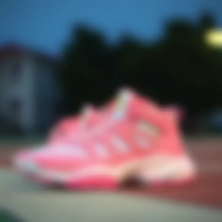 Stylish girls sports shoe selection