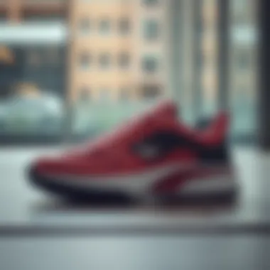 Stylish Lotto footwear displayed on a modern setting