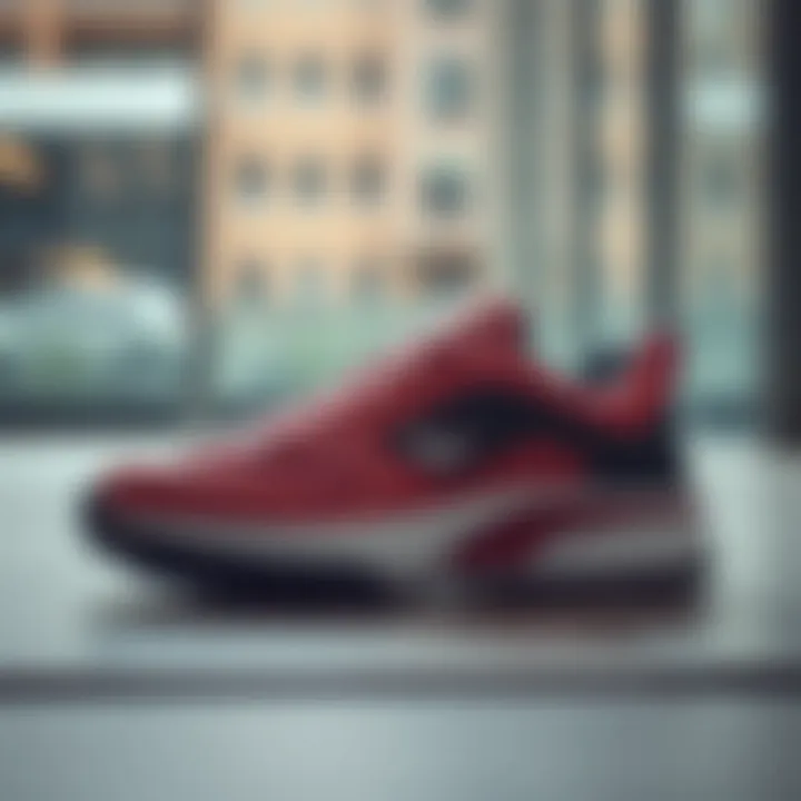 Stylish Lotto footwear displayed on a modern setting