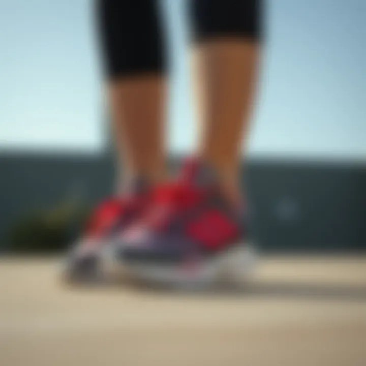 Comfortable Fit of Sporty Footwear Comfortable fit of sporty footwear