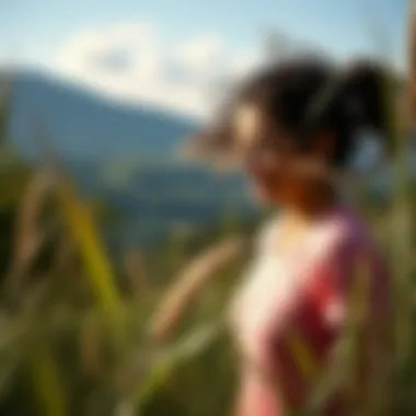 A serene landscape promoting mental peace and happiness