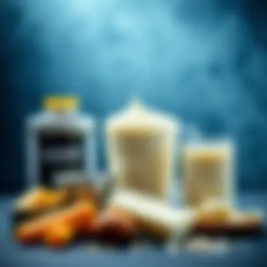 Dairy products showcasing their health benefits