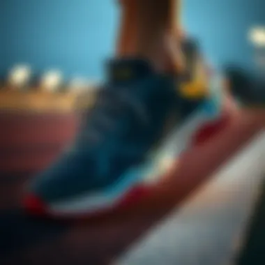 Stylish Footwear Enhancing Performance Stylish footwear enhancing athletic performance