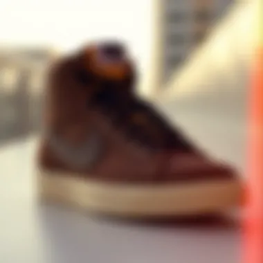 Iconic silhouette of Nike Blazer Mid '77 VNTG