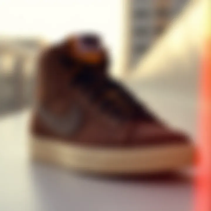 Iconic silhouette of Nike Blazer Mid '77 VNTG