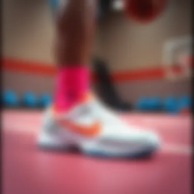 Athlete demonstrating performance features of Nike Court Vision