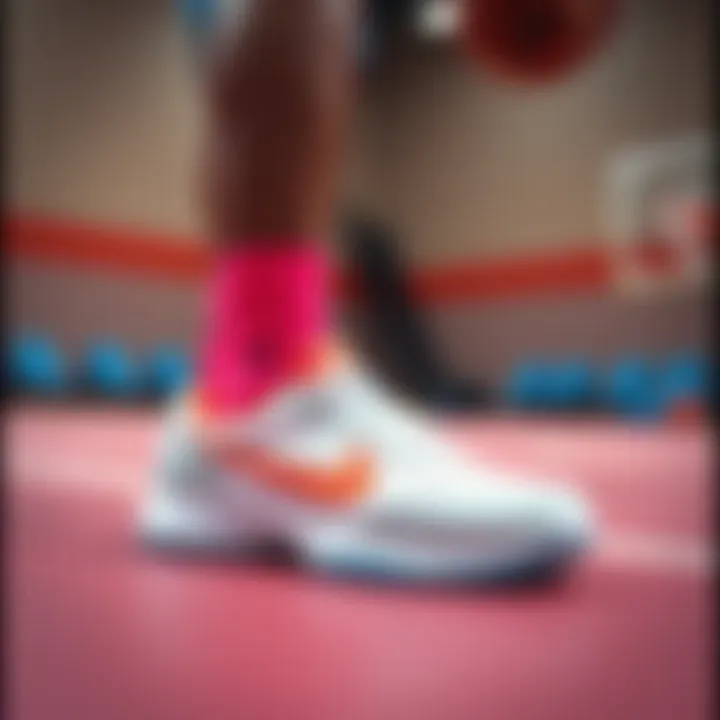 Athlete demonstrating performance features of Nike Court Vision