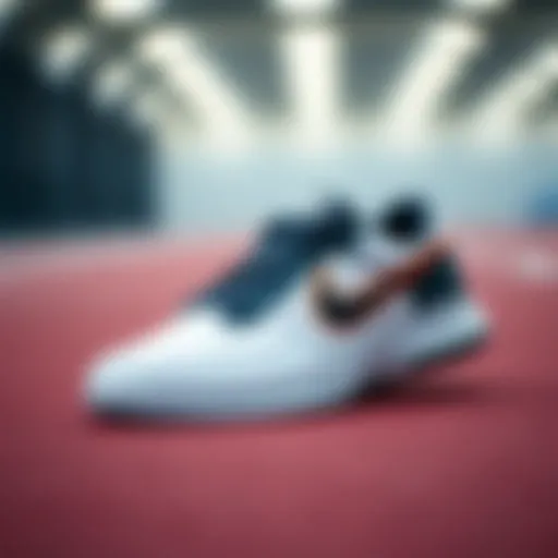 Modern Aesthetics of Nike Court Vision Sleek design of Nike Court Vision shoes showcasing modern aesthetics