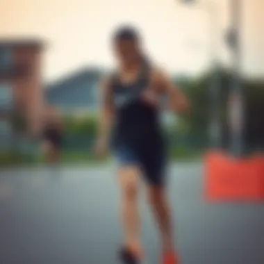 Active Lifestyle with Nike Shorts Active lifestyle with Nike shorts for sports and leisure