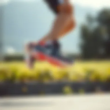 Dynamic Action with Nike Sports Shoes Dynamic action shot of a child running in Nike sports shoes