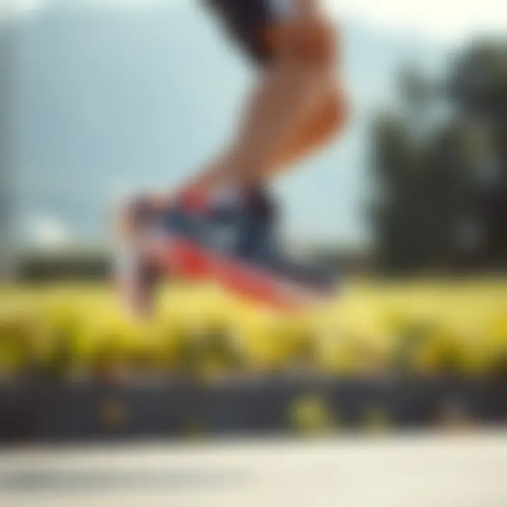 Dynamic Action with Nike Sports Shoes Dynamic action shot of a child running in Nike sports shoes