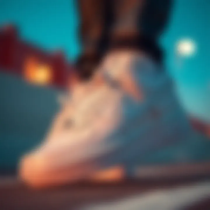 Close-up of Nike Gri Air Force highlighting its comfort features.