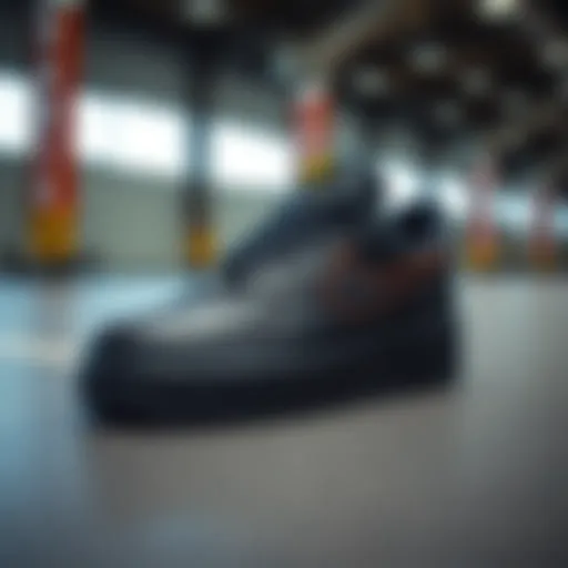 A stylish view of Nike Gri Air Force showcasing its design.