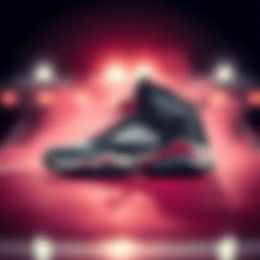 Dynamic Design Presentation Dynamic shot of the Nike Jordan Why Not 6 highlighting its design