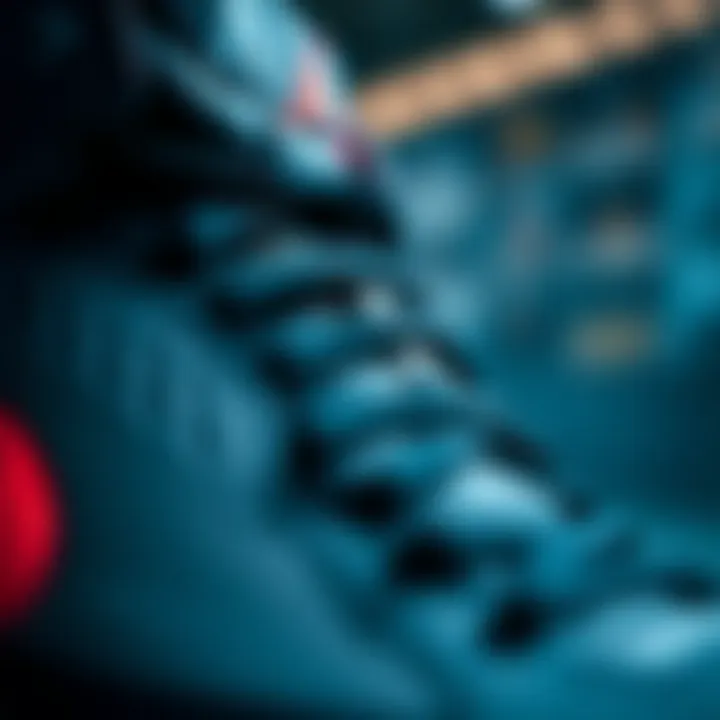 Close-up view showcasing the innovative materials used in the Nike Jordan Why Not 6