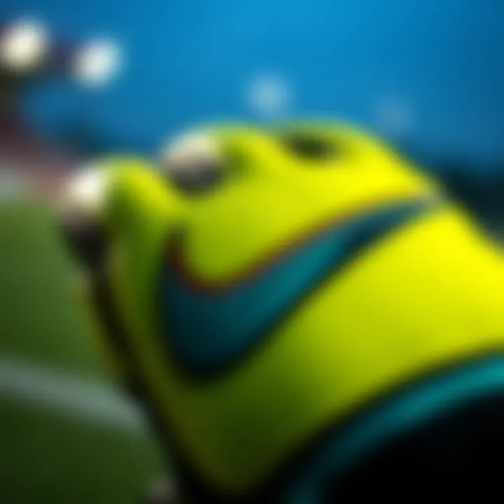 High-Quality Materials of Nike Phantom Elite Detailed view of the materials used in the Nike Phantom Elite goalkeeper glove, emphasizing its quality and technology.