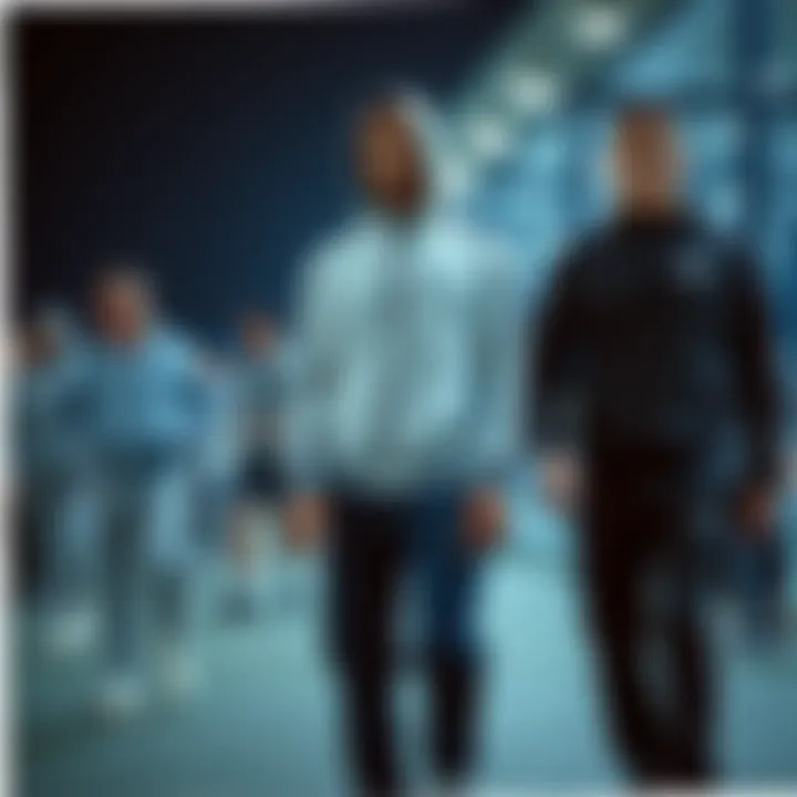 Variety of popular Nike tracksuit models displayed