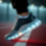 Dynamic design of Nike pump showcasing innovative features