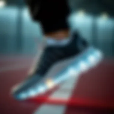 Dynamic design of Nike pump showcasing innovative features