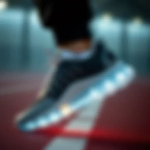 Dynamic design of Nike pump showcasing innovative features