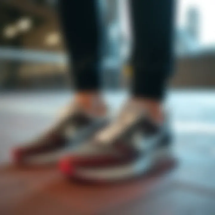 Stylish Nike shoes paired with activewear