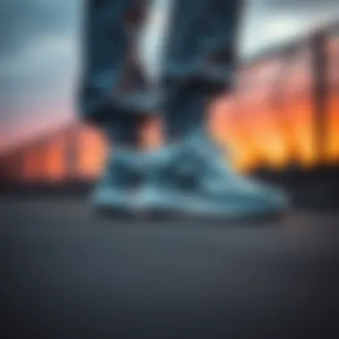 Fashionable Nike shoes paired with casual outfits