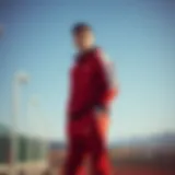 Stylish Nike tracksuit showcasing contemporary design