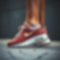 Elegant design of Nike women's leather sports shoes