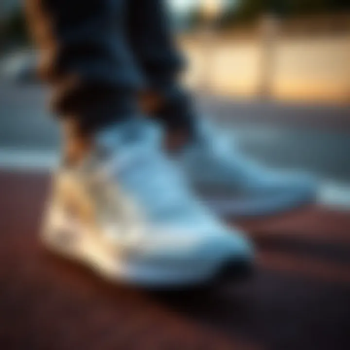 Nike women's leather sports shoes showcasing versatility in styling