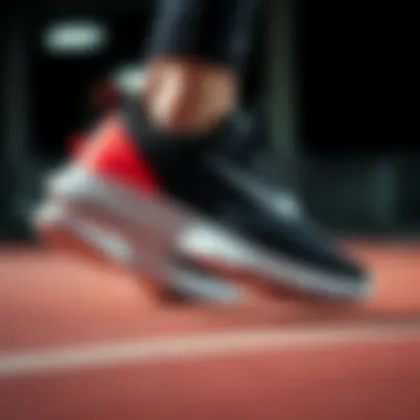 Performance features of Nike women's sports shoes in action