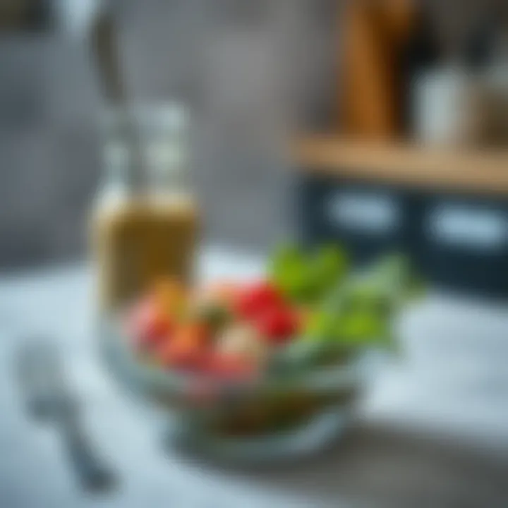 Healthy meal prep with balanced macros