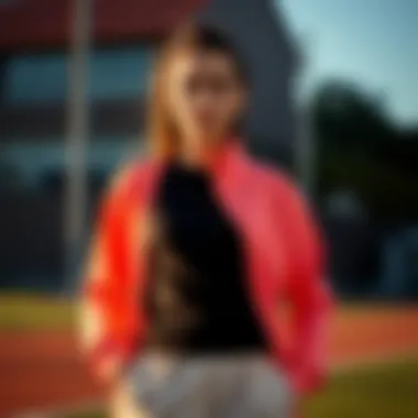 Stylish sports outfit combining comfort and elegance