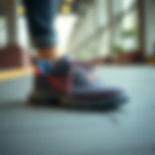 Intricate Design of Ozweego Shoes Stylish design of Ozweego shoes showcasing intricate detailing