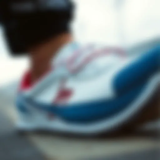 Close-up view of Pierre Cardin sports shoes highlighting design elements