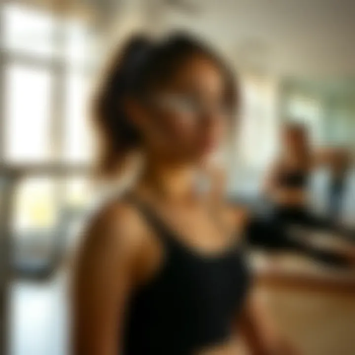 Serene Pilates session promoting mental clarity