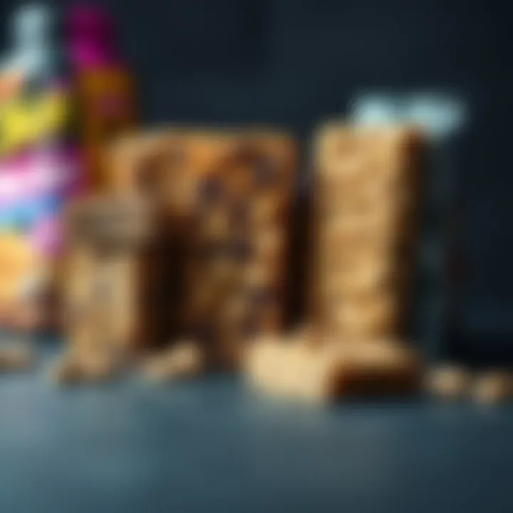 Caloric comparison of various protein bars