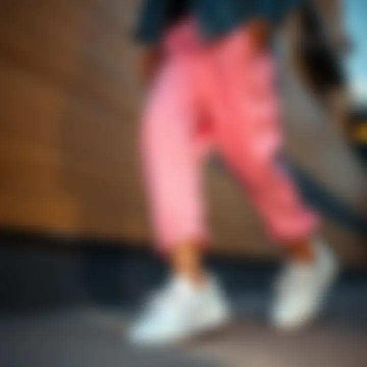 Trendy outfit paired with Puma white sneakers