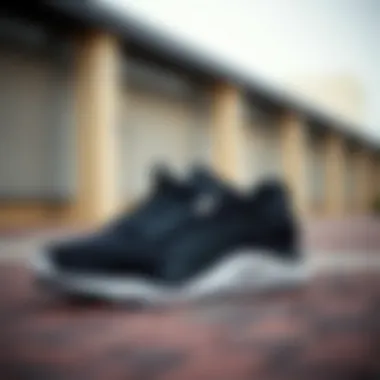 Stylish Black Puma Sneakers Stylish black Puma sneakers designed for athletes.