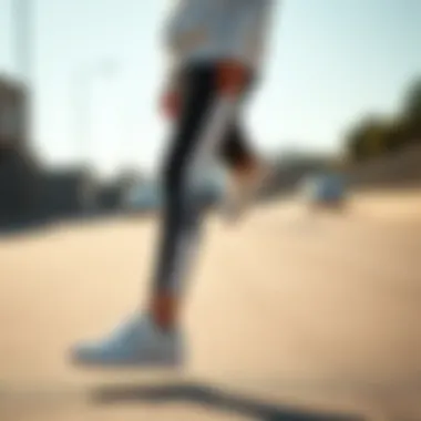 Puma Court Ultra Lite complimenting an athletic outfit stylishly