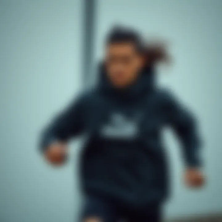 Dynamic athlete showcasing Puma Simul8 gear in action