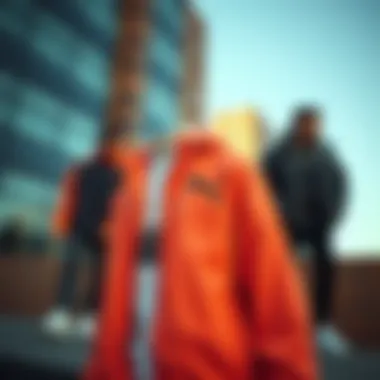 Stylish Puma Simul8 collection displayed in an urban setting