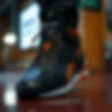 The Craftsmanship of Reebok Leather Footwear Elegant Reebok leather shoe showcasing craftsmanship