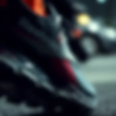 Close-up of Reebok Gore-Tex shoe design highlighting its features