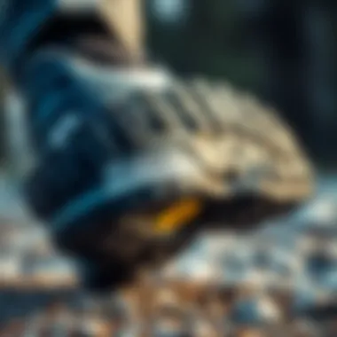 Grip and Traction of Salomon Outsnap CSWP Detailed view of the sole of Salomon Outsnap CSWP, highlighting grip and traction.