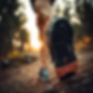 Runner showcasing Salomon Speedcross 4 during a trail run