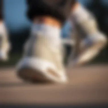 Cushioning and Support Features of Skechers Track Side view of Skechers Track shoes highlighting cushioning and support technology.