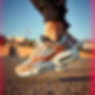 Stylish design of Skechers walking shoes