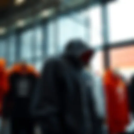 Contemporary Sports Fashion Stylish sports apparel on display