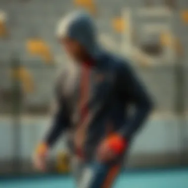 Visual representation of layering techniques for athletes.