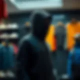 Dynamic sports apparel display